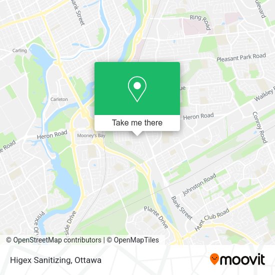 Higex Sanitizing map