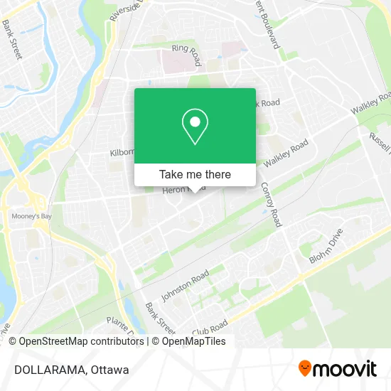 DOLLARAMA map