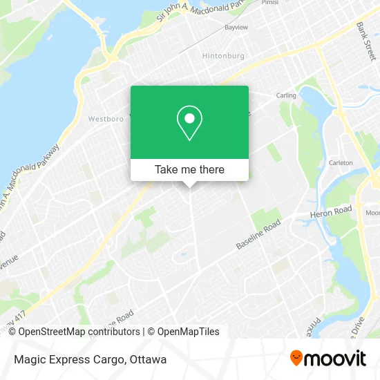 Magic Express Cargo map