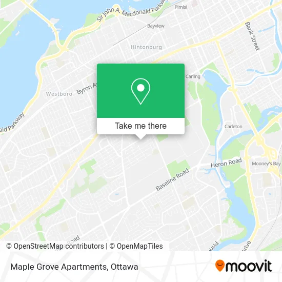 Maple Grove Apartments map
