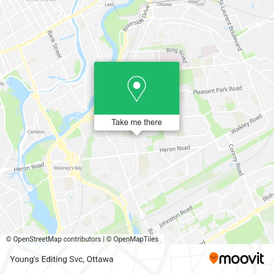 Young's Editing Svc map