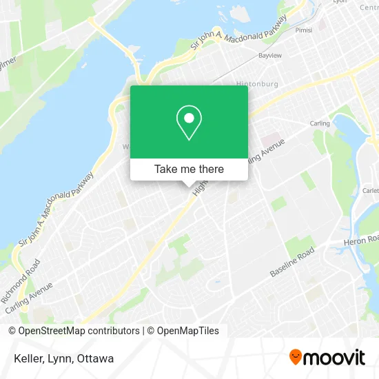 Keller, Lynn map