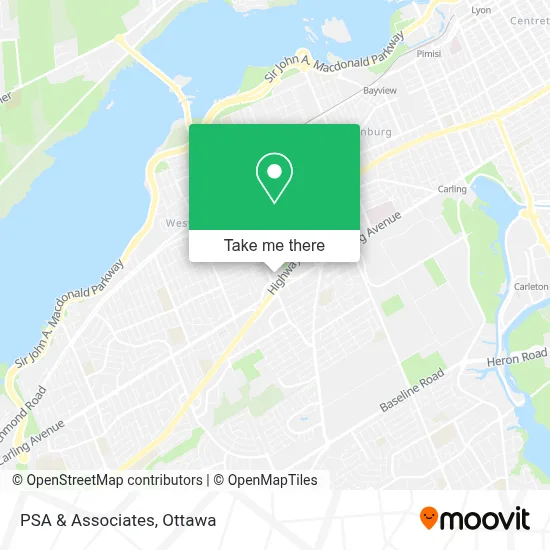 PSA & Associates map