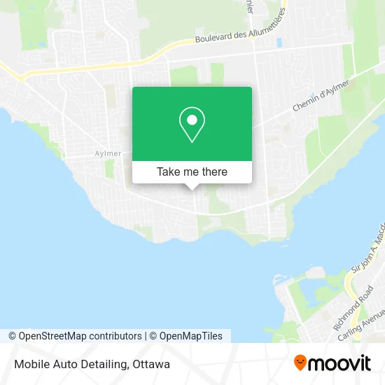 Mobile Auto Detailing map