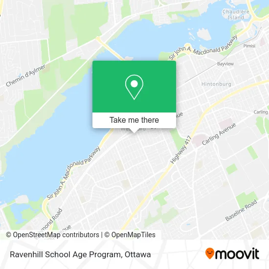 Ravenhill School Age Program map
