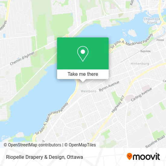 Riopelle Drapery & Design map