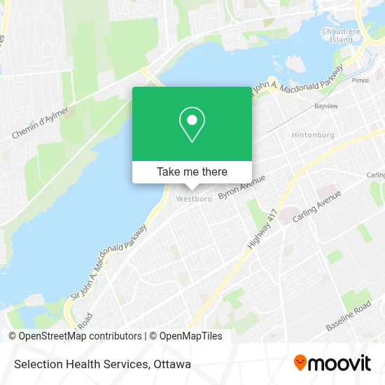 Selection Health Services map