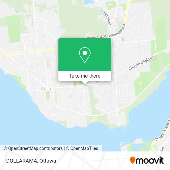 DOLLARAMA map