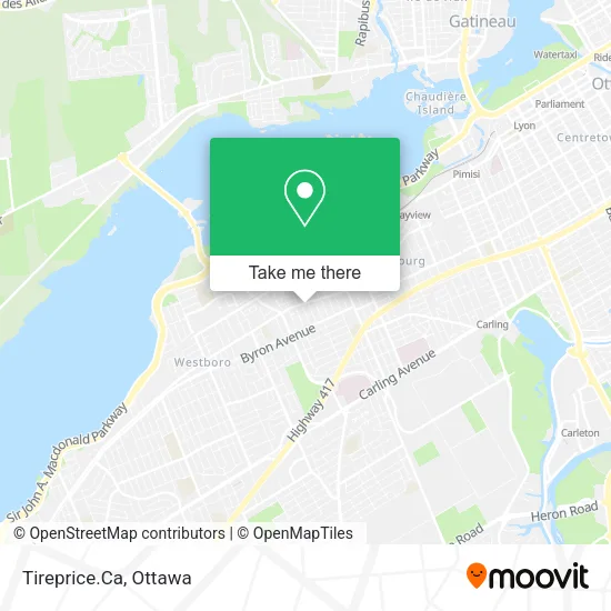 Tireprice.Ca map