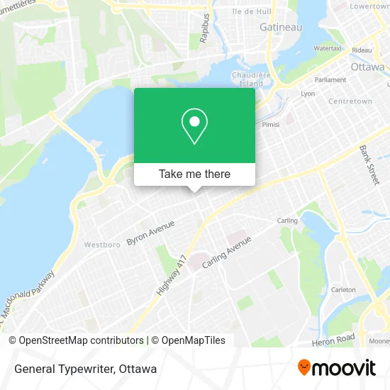 General Typewriter map