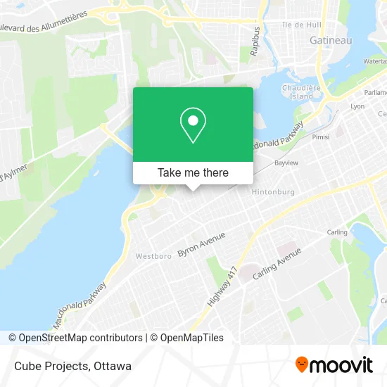 Cube Projects map