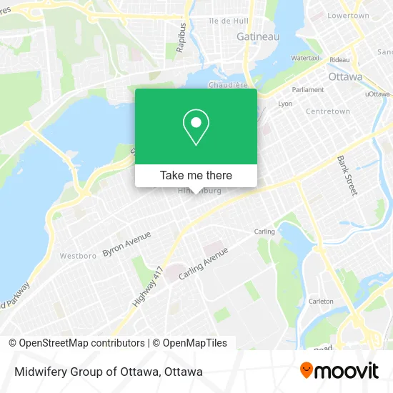Midwifery Group of Ottawa map