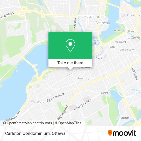 Carleton Condominium map