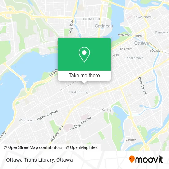 Ottawa Trans Library map