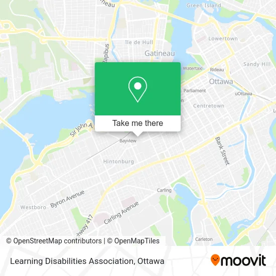 Learning Disabilities Association map