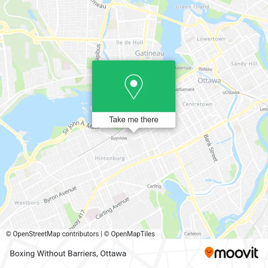 Boxing Without Barriers map