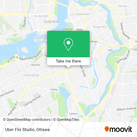 Uber Flix Studio map