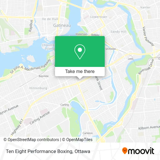 Ten Eight Performance Boxing map