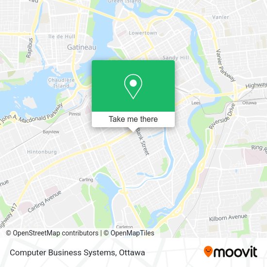 Computer Business Systems map