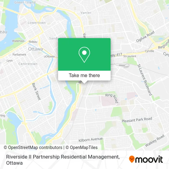 Riverside II Partnership Residential Management map