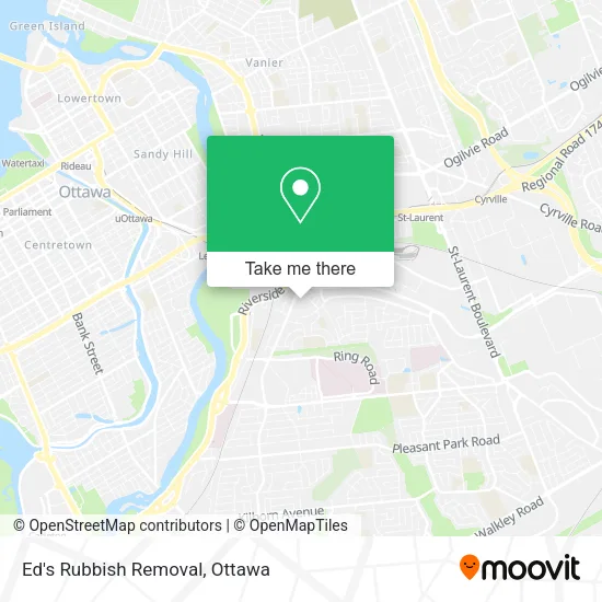 Ed's Rubbish Removal map