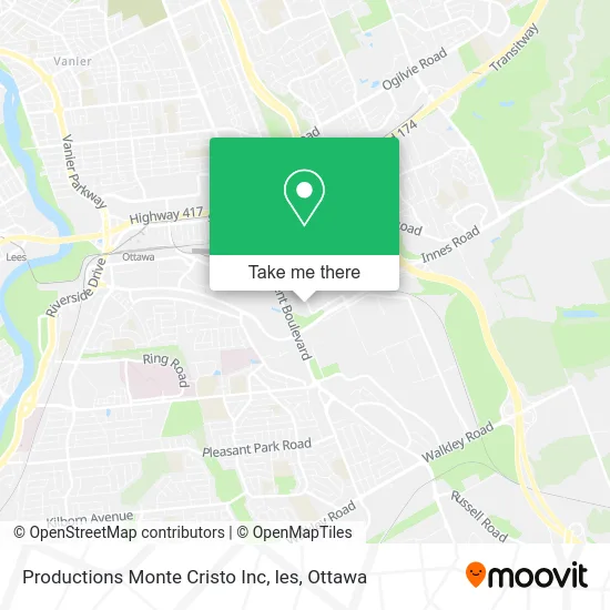 Productions Monte Cristo Inc, les map