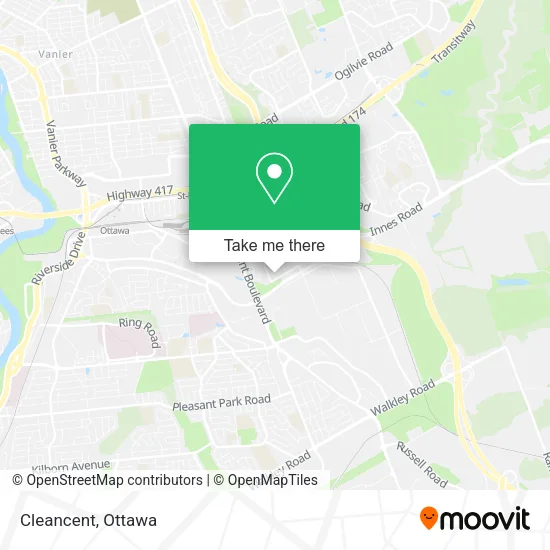 Cleancent map