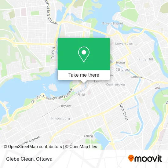Glebe Clean map