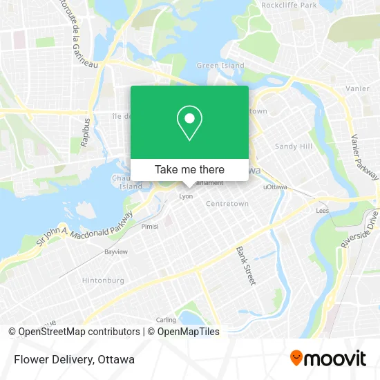 Flower Delivery map
