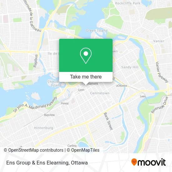 Ens Group & Ens Elearning map