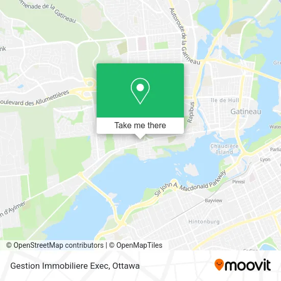 Gestion Immobiliere Exec map