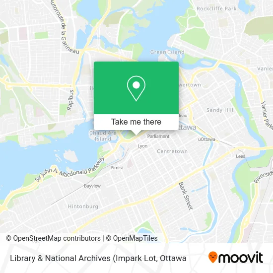 Library & National Archives map