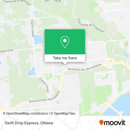 Swift Drop Express map