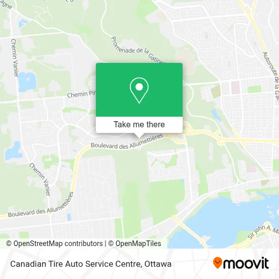 Canadian Tire Auto Service Centre map