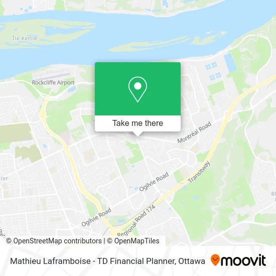 Mathieu Laframboise - TD Financial Planner map
