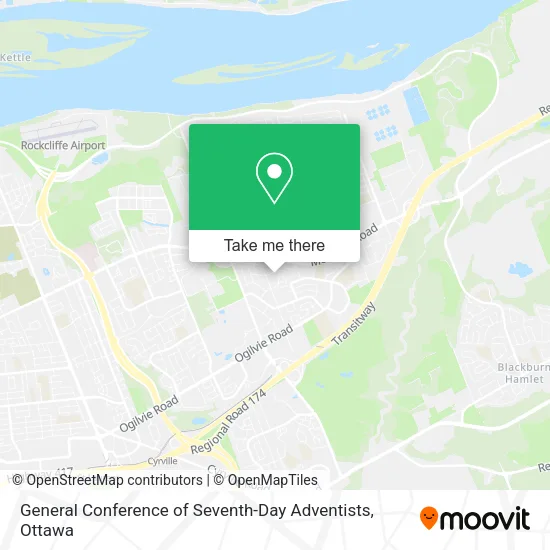 General Conference of Seventh-Day Adventists map