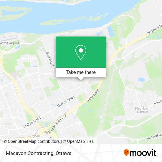 Macavon Contracting map
