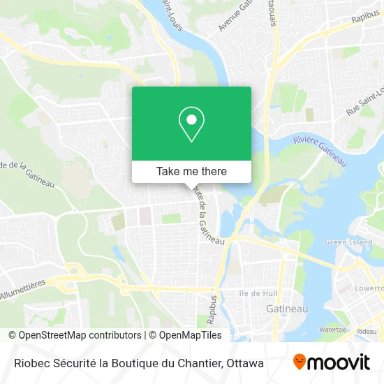 Riobec Sécurité la Boutique du Chantier map