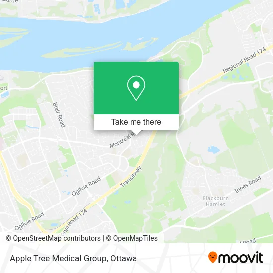 Apple Tree Medical Group map