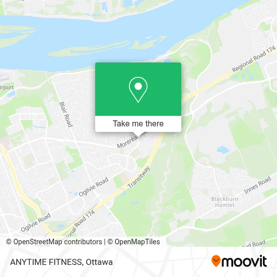 ANYTIME FITNESS map