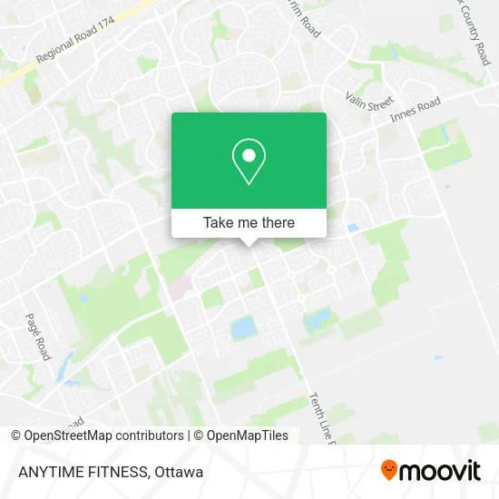 ANYTIME FITNESS map