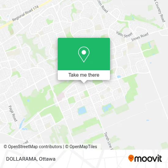 DOLLARAMA map