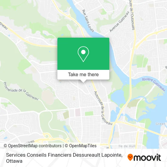 Services Conseils Financiers Dessureault Lapointe map