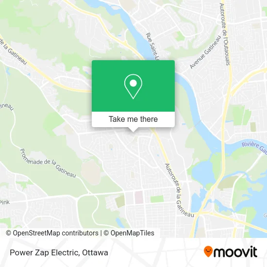 Power Zap Electric map