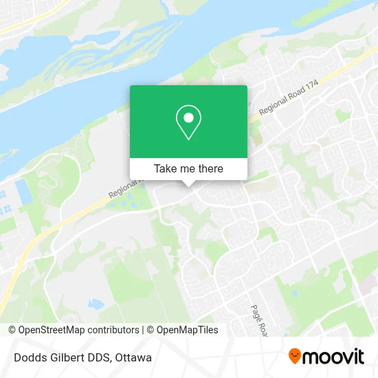 Dodds Gilbert DDS map