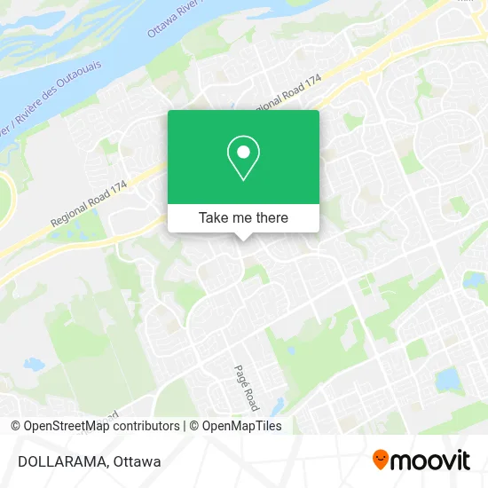 DOLLARAMA map