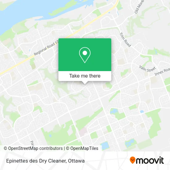 Epinettes des Dry Cleaner map