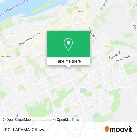 DOLLARAMA map