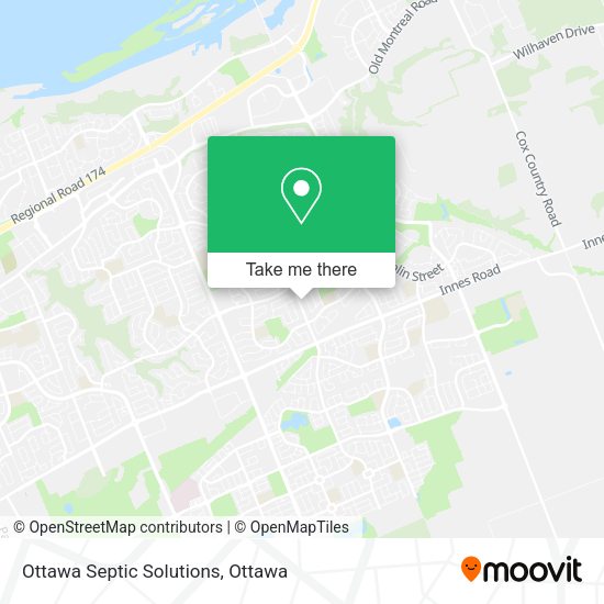 Ottawa Septic Solutions map