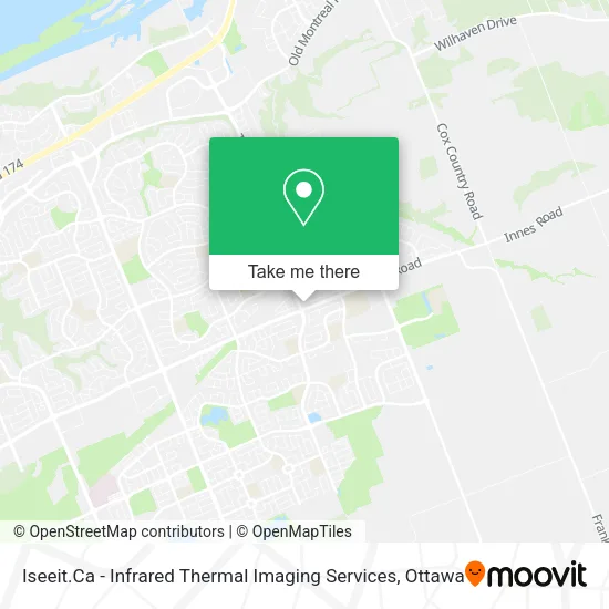Iseeit.Ca - Infrared Thermal Imaging Services map